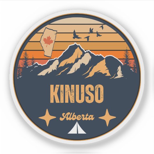 Kinuso, Alberta Sticker (Voorkant)