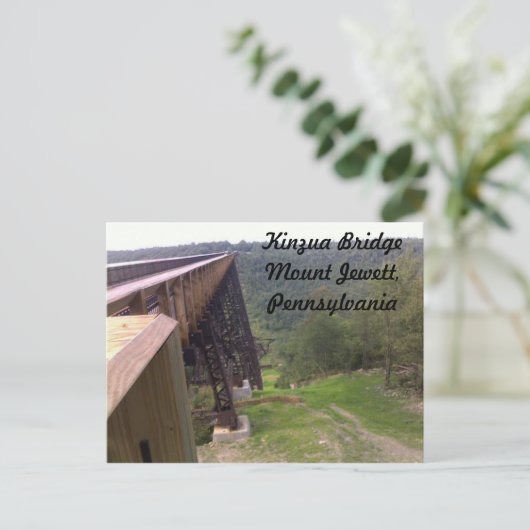 Kinzua Bridge Briefkaart (Staand voorkant)