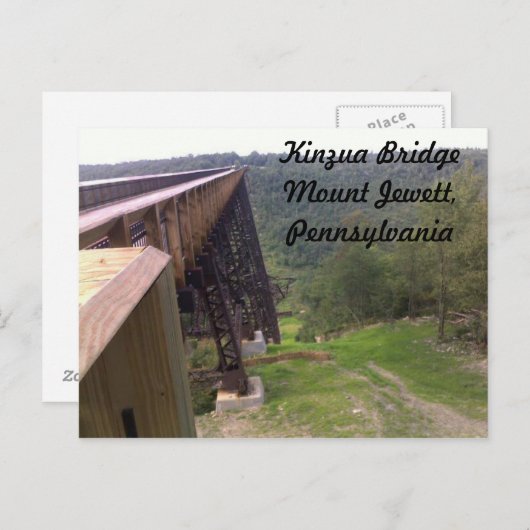 Kinzua Bridge Briefkaart (Voorkant / Achterkant)