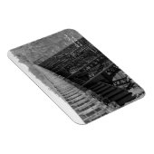 Kinzua Bridge Skywalk B&W Autumn Souvenir Fridge Magneet (Rechterzijde)