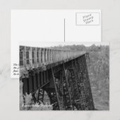 Kinzua Bridge Skywalk Briefkaart (Voorkant / Achterkant)