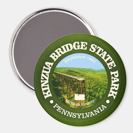 Kinzua Bridge SP Magneet (Voorkant / Achterkant)