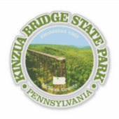 Kinzua Bridge SP Sticker (Voorkant)