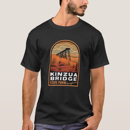 Kinzua Bridge State Park PA  T-shirt (Voorkant)