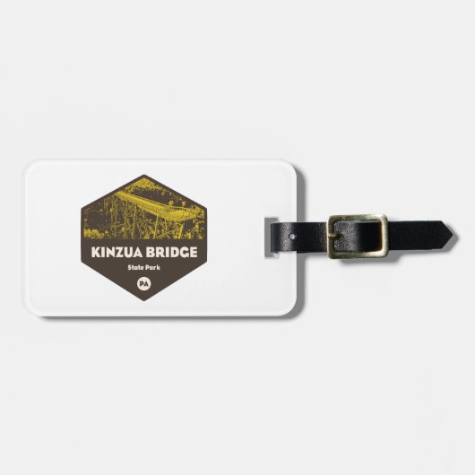 Kinzua Bridge State Park, Pennsylvania Bagagelabel (Voorkant horizontaal)