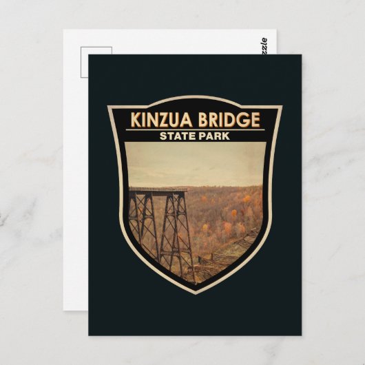 Kinzua Bridge State Park Pennsylvania  Briefkaart (Voorkant / Achterkant)