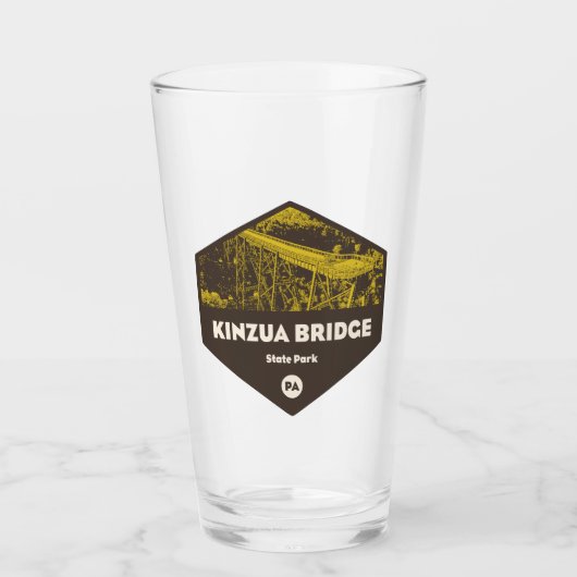 Kinzua Bridge State Park, Pennsylvania Glas (Voorkant)