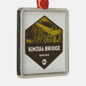 Kinzua Bridge State Park, Pennsylvania Metalen Ornament (Rechts)