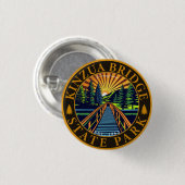 Kinzua Bridge State Park Pennsylvania Retro Badge Ronde Button 3,2 Cm (Voorkant /achterkant)