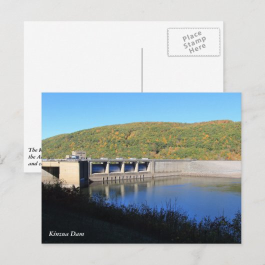 Kinzua Dam Briefkaart (Voorkant / Achterkant)