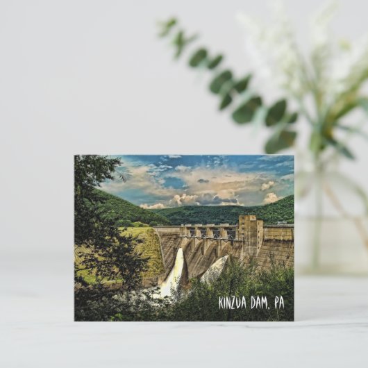 KINZUA DAM, PA BRIEFKAART (Staand voorkant)