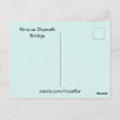 Kinzua Skywalk Bridge Briefkaart (Achterkant)