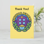 Kinzville Academy Logo Bedankkaart (Staand voorkant)