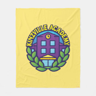Kinzville Academy Logo Fleece Deken