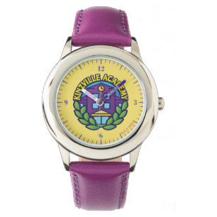 Kinzville Academy Logo Horloge