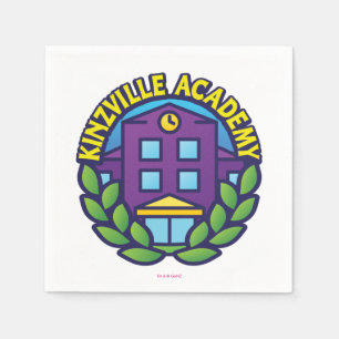 Kinzville Academy Logo Servetten