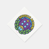 Kinzville Academy Logo Servetten (Hoek)