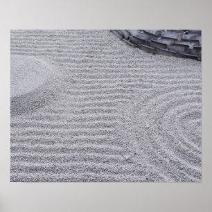 Kioto, Kodai-ji Temple, Rked Sand Pattern Poster