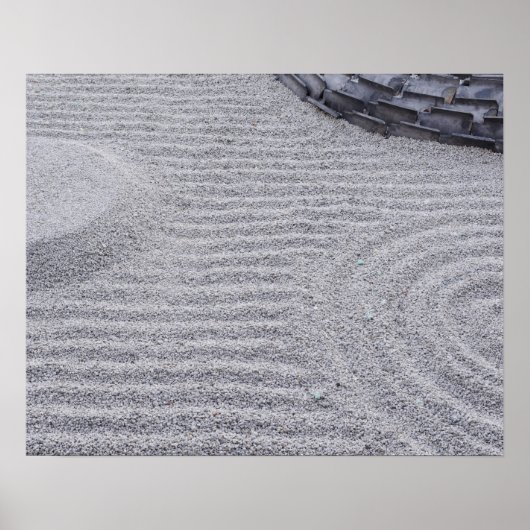 Kioto, Kodai-ji Temple, Rked Sand Pattern Poster (Voorkant)
