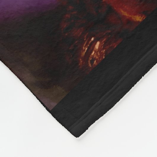 "Kiowa Chief" original art Fleece Deken (Hoek)