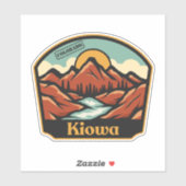 Kiowa, Colorado Sticker (Vel)