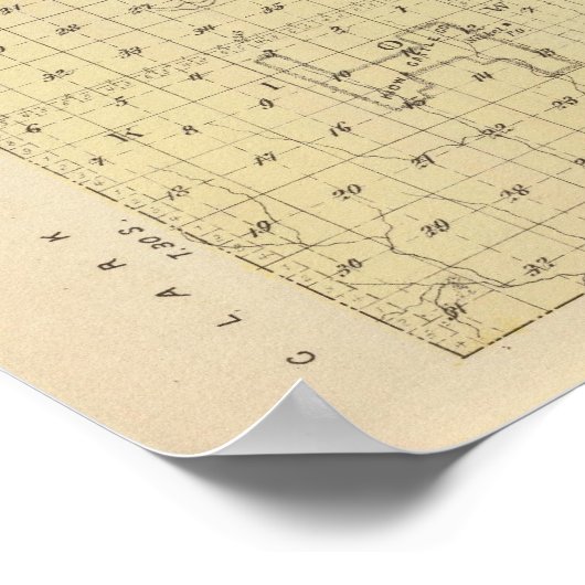 Kiowa County, Kansas Poster (Hoek)