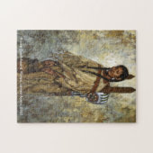 Kiowa Cradleboard, inheemse Amerikaanse vrouwelijk Legpuzzel (Horizontaal)