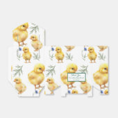 Kip 1e verjaardag Boerderij Verjaardag Bedankdoosjes (Uitgevouwen)