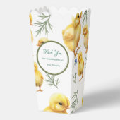 Kip 1e verjaardag Boerderij Verjaardag Bedankdoosjes (Voorkant)