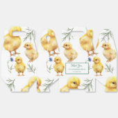 Kip 1e verjaardag Boerderij Verjaardag Bedankdoosjes (Ongevouwen)