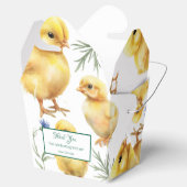 Kip 1e verjaardag Boerderij Verjaardag Bedankdoosjes (Geopend)