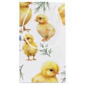 Kip 1e verjaardag Boerderij Verjaardag Klein Cadeauzakje (Achterkant)