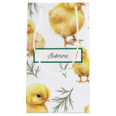 Kip 1e verjaardag Boerderij Verjaardag Klein Cadeauzakje (Voorkant)