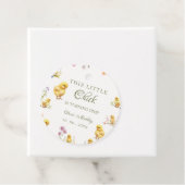 Kip 1e verjaardag Dit kuiken is één verjaardag Bedankjes Labels (In situ)