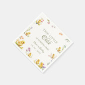 Kip 1e verjaardag Dit kuiken is één verjaardag Servet (Hoek)