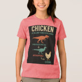 Kip: 65 miljoen jaar in de maak Tri-Blend shirt (Voorkant)