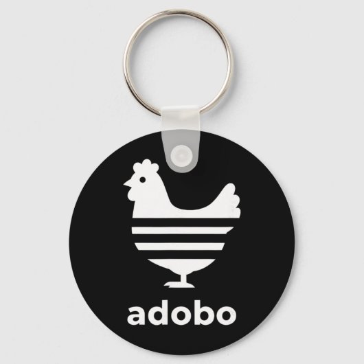 Kip Adobo Pinoy, Filippijns Eet Pride Sleutelhanger (Voorkant)