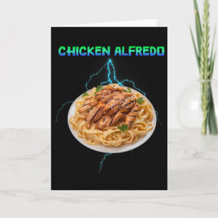 Kip Alfredo Meme Bootleg Rap Stijl 90s Vintage Kaart