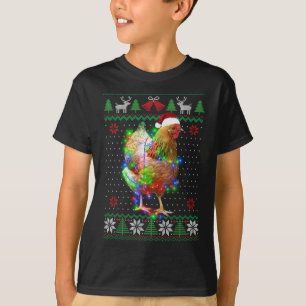 Kip Animal Ugly Sweater Kerstpuppy Animal T-shirt