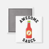 Kip Awesome Sausfles Magneet (Voorkant / Achterkant)