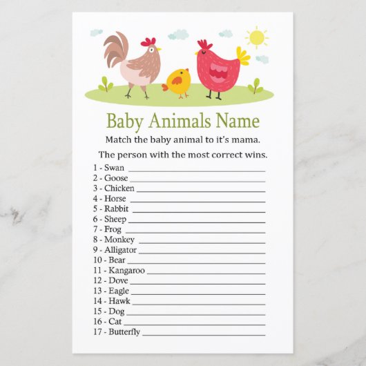 Kip Baby Animals Name Game (Voorkant)