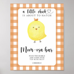 Kip babyshower - Momosa bar Poster