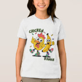 KIP BANAAN DANS Tri-Blend SHIRT (Voorkant)