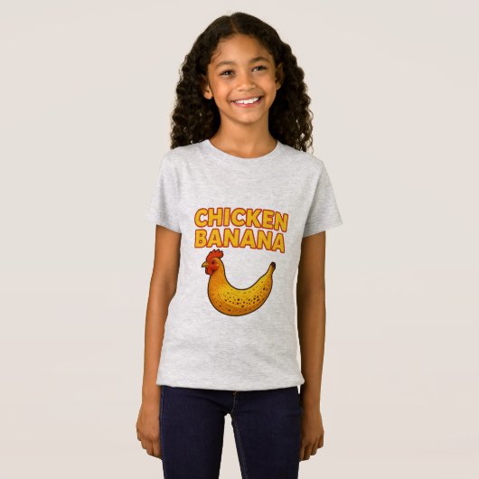 Kip Banana Madness 🐔🍌 T-shirt (Voorkant volledig)