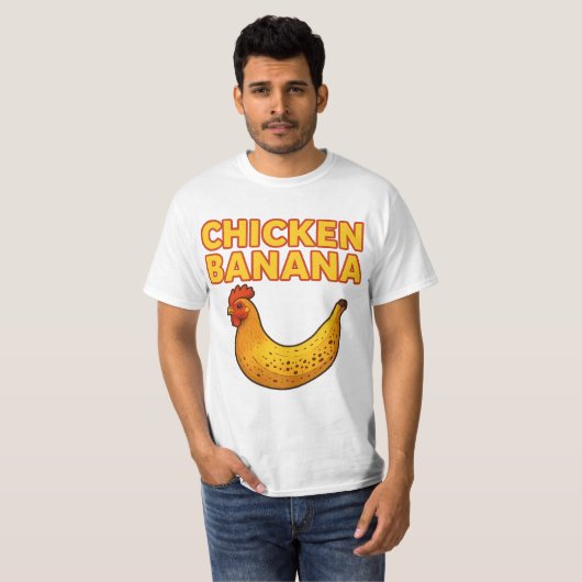 Kip Banana Madness 🐔🍌 T-shirt (Voorkant volledig)