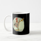 Kip Bier Karate Kick Cool Kip Grappige Kip Koffiemok (Links)