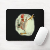 Kip Bier Karate Kick Cool Kip Grappige Kip Muismat (Met muis)