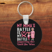 Kip Bier Karate Kick Cool Kip Grappige Kip Sleutelhanger (Voorkant)