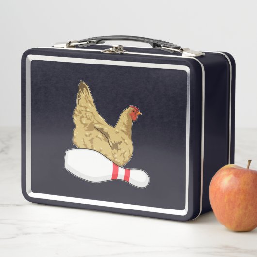 Kip bij Bowling met Bowling-pin (In situ)