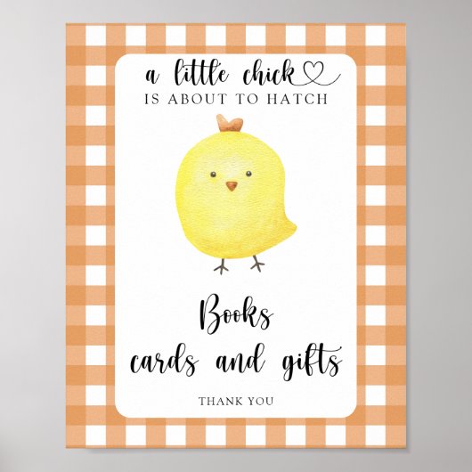 Kip - boeken kaarten en cadeaus poster (Voorkant)